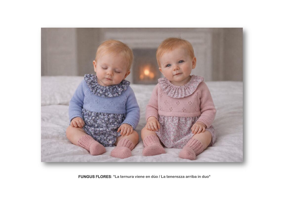 Vestido combi Fungus flores Babydif