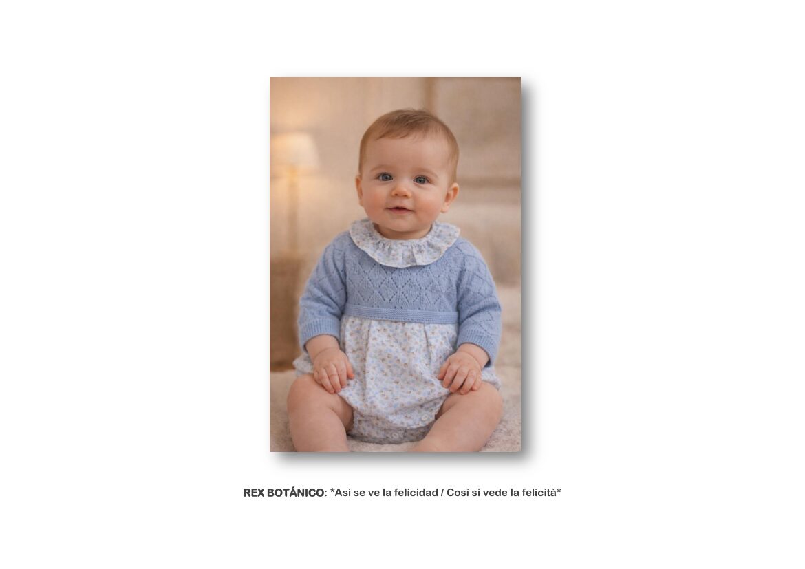 Conjunto braguita y blusón Rex botánico Babydif