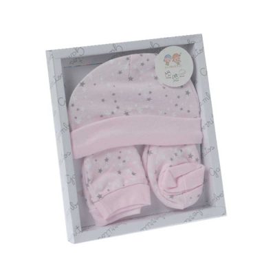 Juego infantil de 3 prendas 10796 rosa para bebé