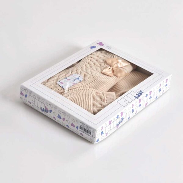 Conjunto de polaina, camiseta y gorrito para bebé