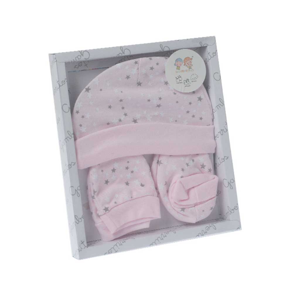 Juego infantil de 3 prendas 10796 rosa para bebé