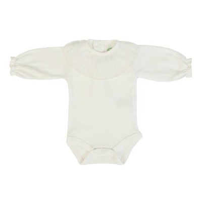 body-blanco algodón orgánico bebe