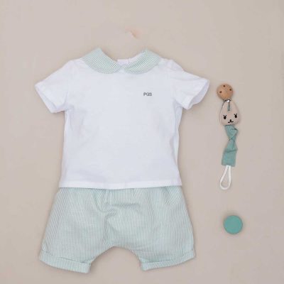 Conjunto camiseta y pantalón bebé 3-24 meses