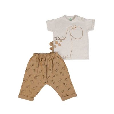 Conjunto pantalones bobble camiseta bebe 3-24 meses