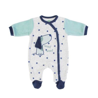 Pijama ranita con perrito para bebé de 0-12 meses