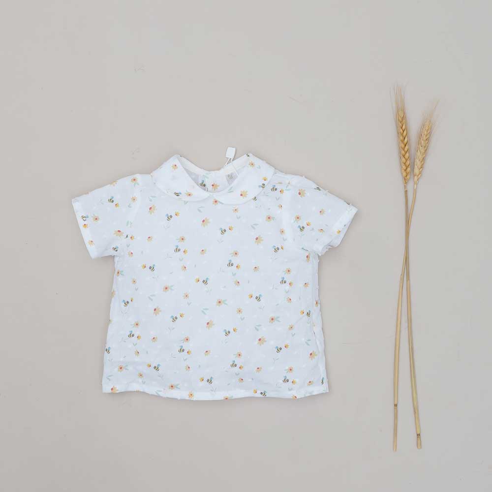 Blusa abejas bebe 3-24 meses