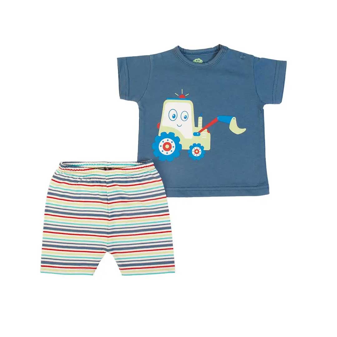 Conjunto de camiseta y pantalones cortos para bebé niño 1-18 meses