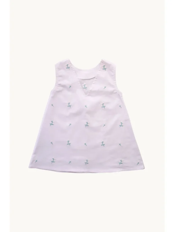 vestido lila primavera bebé