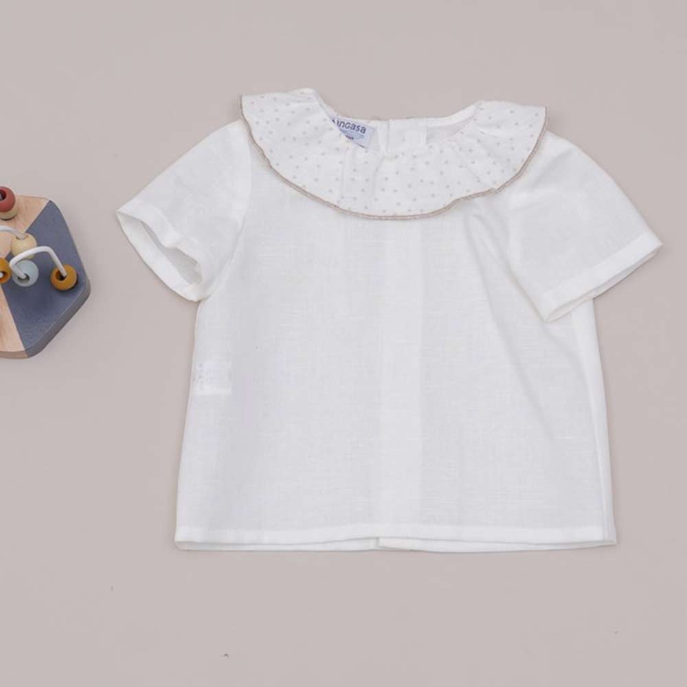 Blusa Diseño Puntitos Pangasa