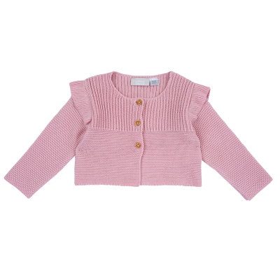 cardigan rosa bebe