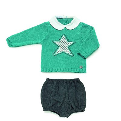 conjunto verde bebé