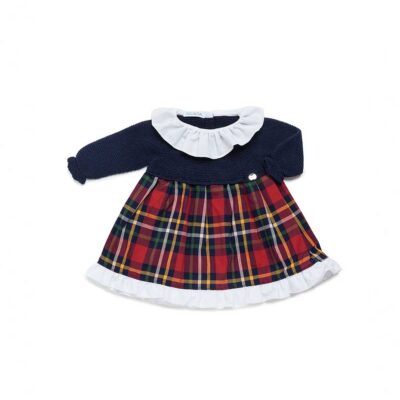 Vestido Cuadros Azul Juliana