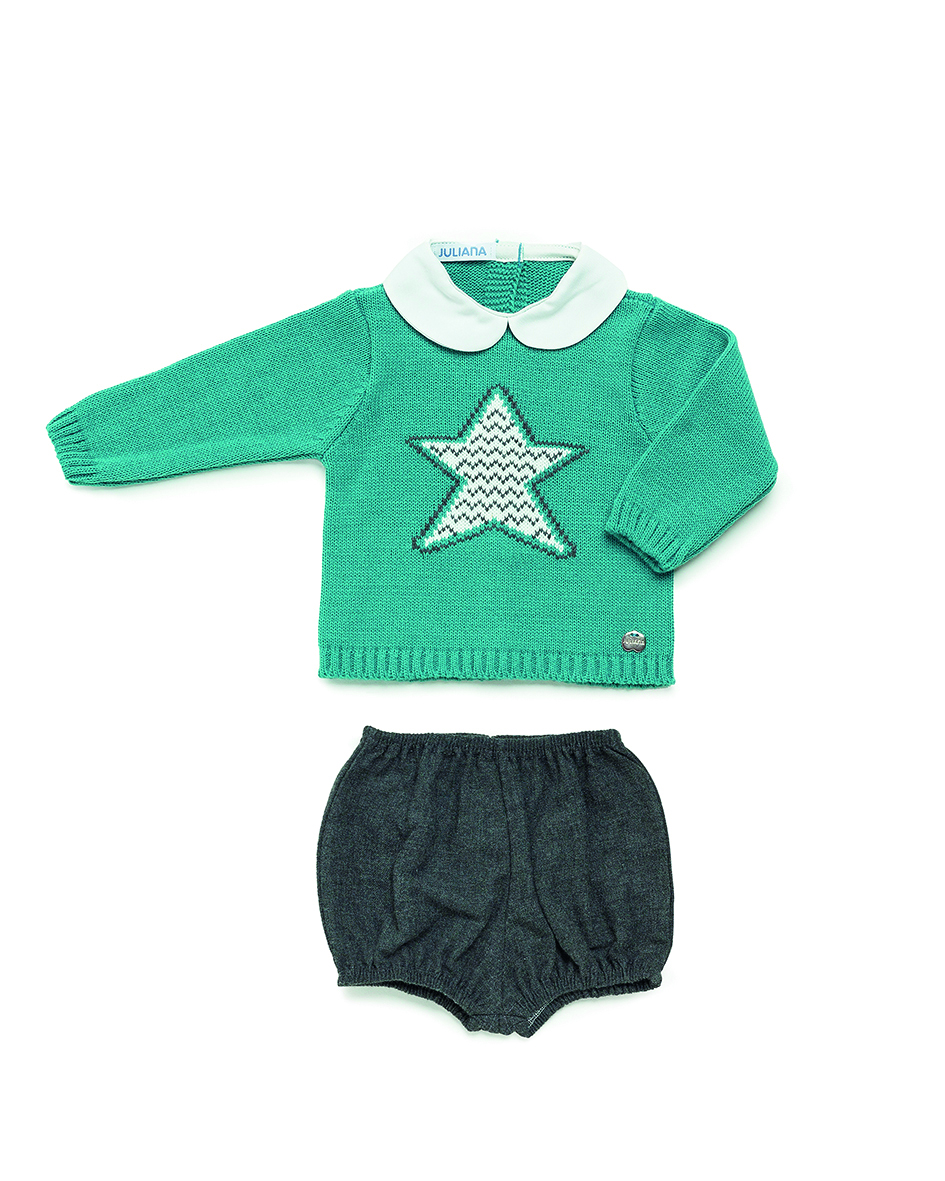 conjunto verde bebé