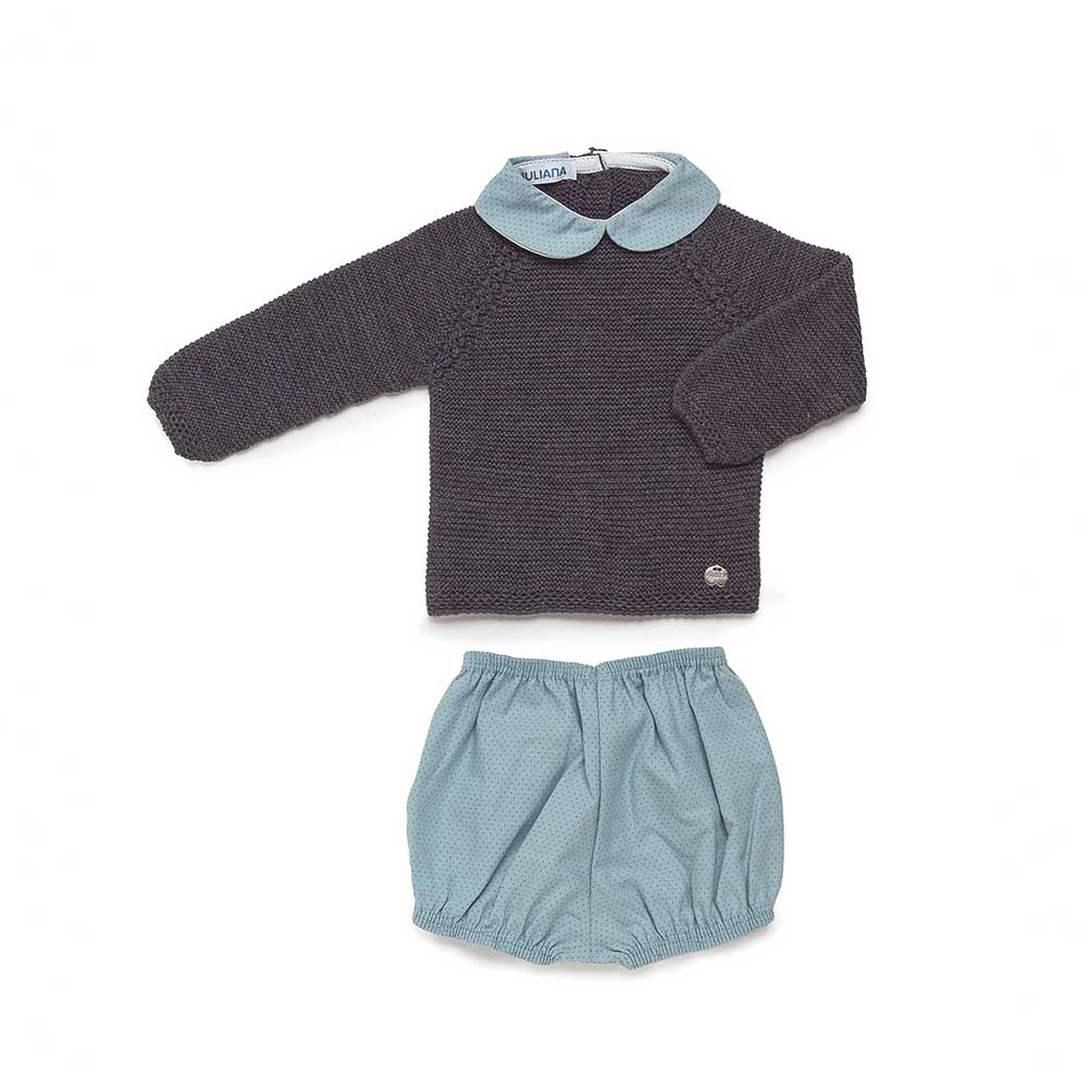 Conjunto 2 piezas antracita 16-36 meses Juliana