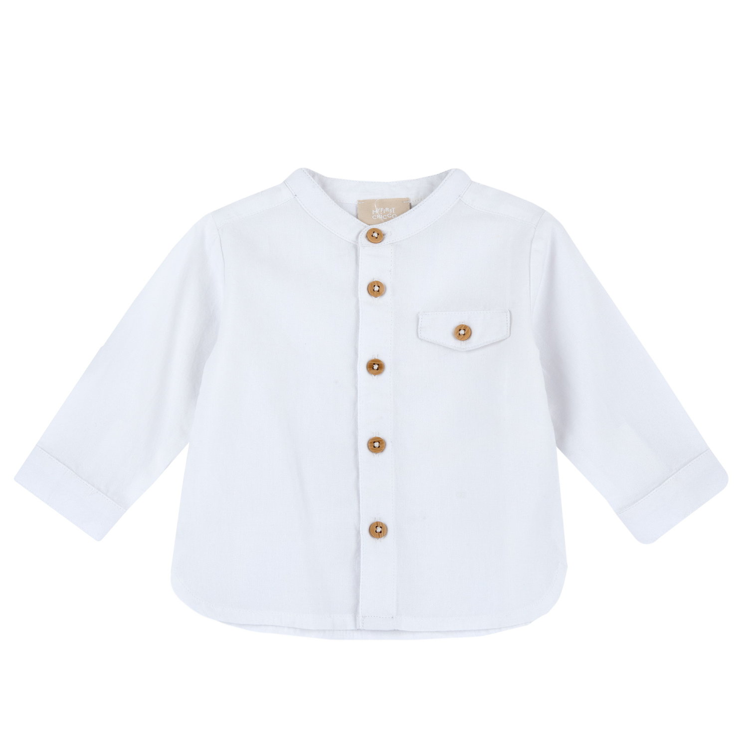 camisa blanca bebé