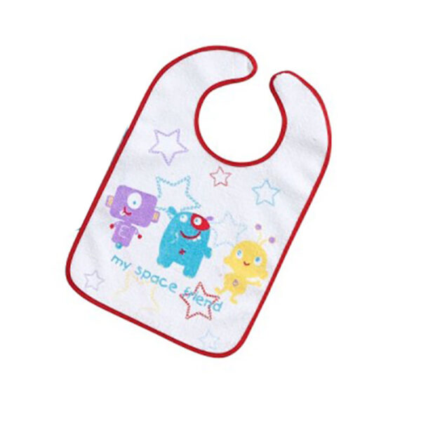Babero Rizo Plastificado Velcro Interbaby