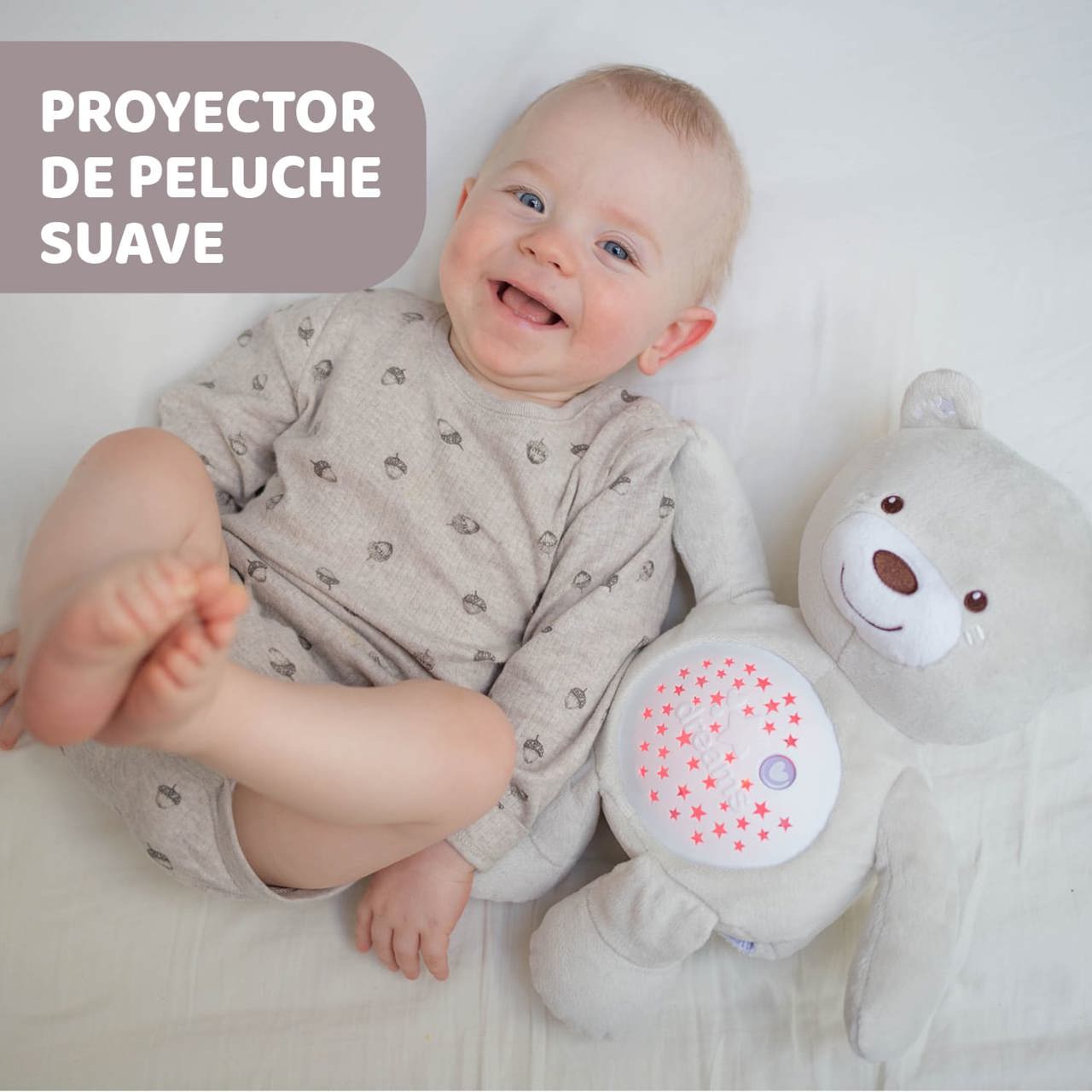 Proyector Baby Bear beige de Chicco