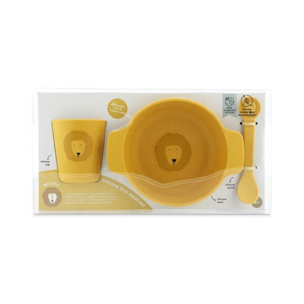 Set silicona primera vajilla León Trixie