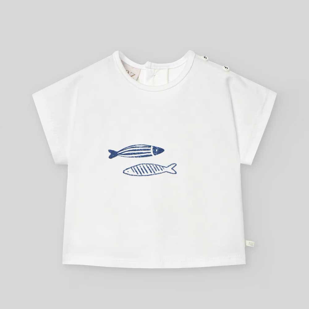 Camiseta niños peces Paz Rodríguez