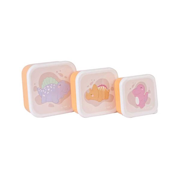 Set 3 cajitas de almuezo mostaza Saro Baby.