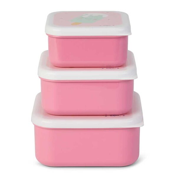 Set 3 cajitas almuerzo Icream Saro Baby.