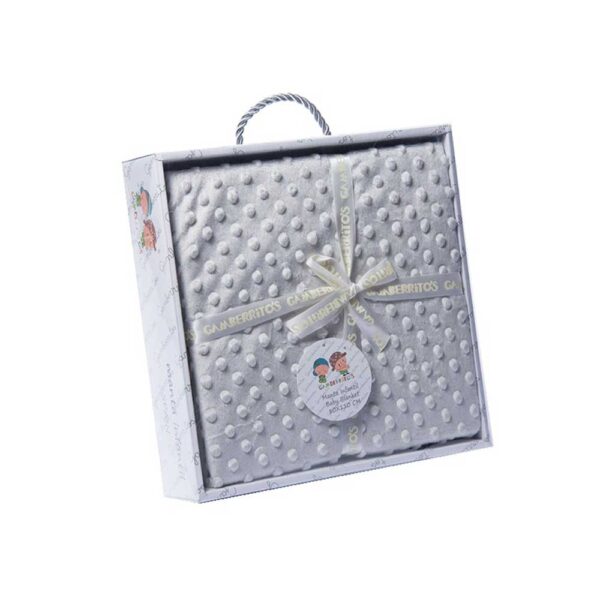 Manta infantil 90x110 Gamberritos gris
