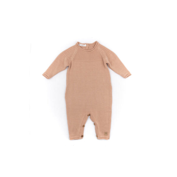 Mono Knitted de canalé Rosa Bamboom