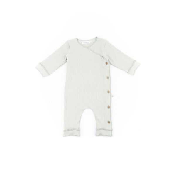 Mono Pure verano rayas manga larga azul Bamboom