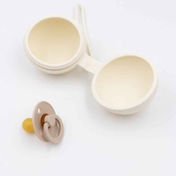 Portachupete silicona color blanco Bamboom