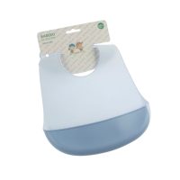 Babero de silicona azul Gamberritos 10980