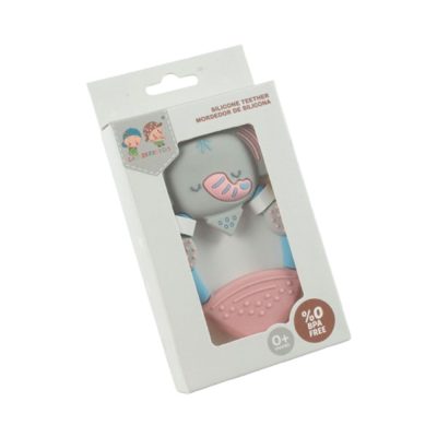 Mordedor de silicona rosa Talla Única Gamberritos