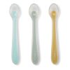 Set 3 cucharas silicona menta Saro Baby