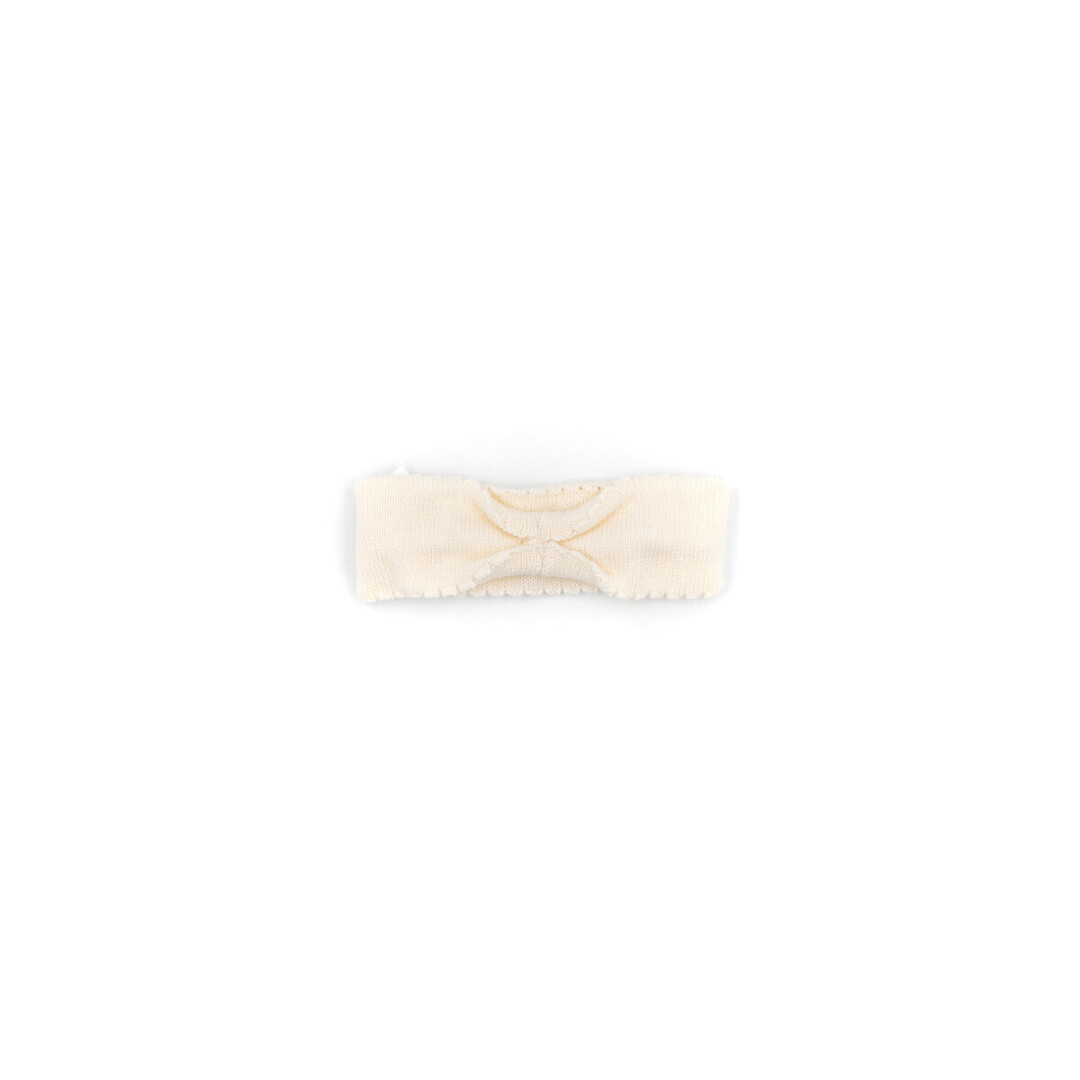 Diadema Knited punto blanco Bamboom para niña y bebé