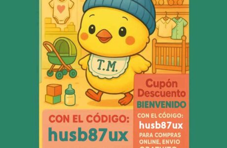 Cupón Bienvenida Tana Martínez Tienda Online 20 por ciento en Accesorios de bebé y Ropa