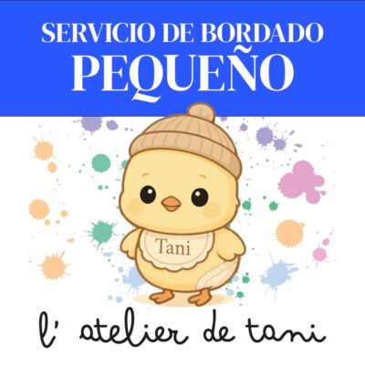 Servicio de Bordado Pequeño Tana Martínez L'Atelier del Bebé