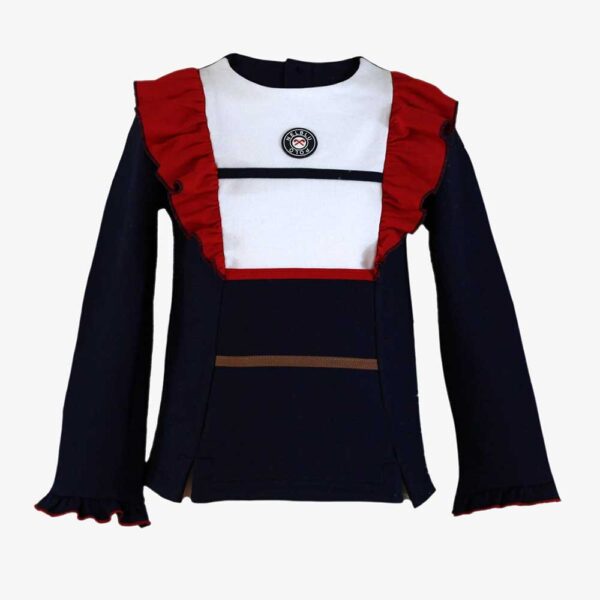 Polo Blusa de niña en manga larga 381401P Miranda Textil