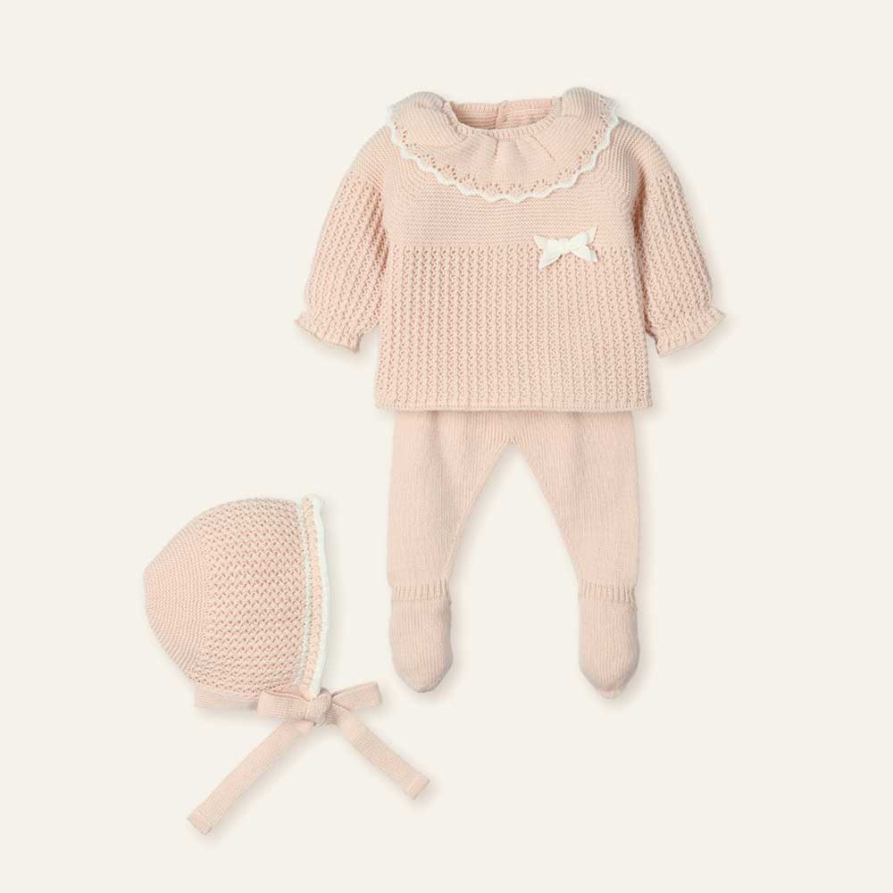 Traje de 3 piezas con capota Sueño Empolvado Mac Ilusión 9807R