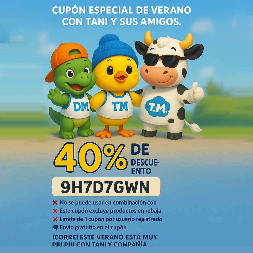 Cupón Tani 40% de descuento en Tana Martínez L'Atelier del Bebé