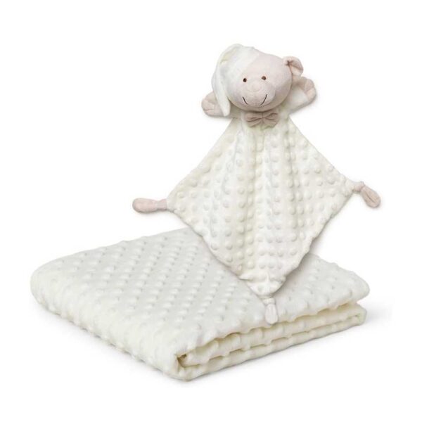 Pack Manta Doudou Osito Beige 80x110 Interbaby