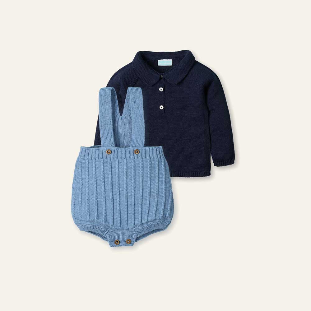 Peto tirantes jersey cuello Polo Tweed Dream Mac Ilusión