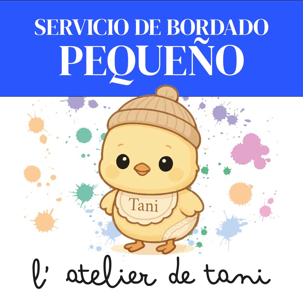 Servicio de Bordado Pequeño Tana Martínez L'Atelier del Bebé