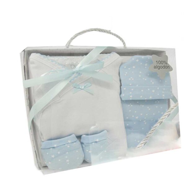 Set de regalo 5 piezas Azul Duffi Baby