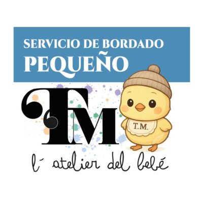 Servicio de Bordado Pequeño Tana Martínez L'Atelier del Bebé