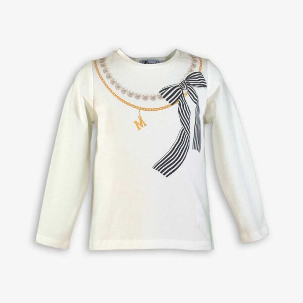 3802462 Camiseta Infantil Miranda Textil Beige