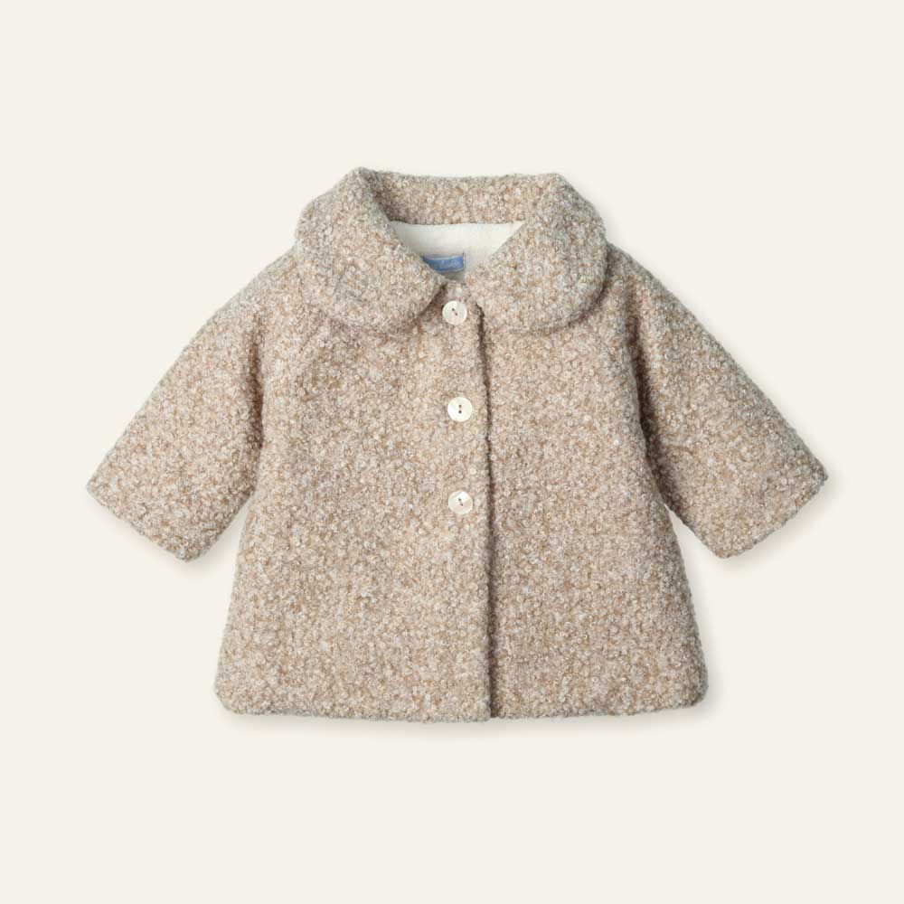 Abrigo Boucle forrado Dots Nut Mac Ilusión