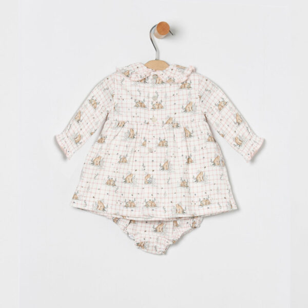 Conjunto Braga Vestido Rosa Coco Acqua 807090