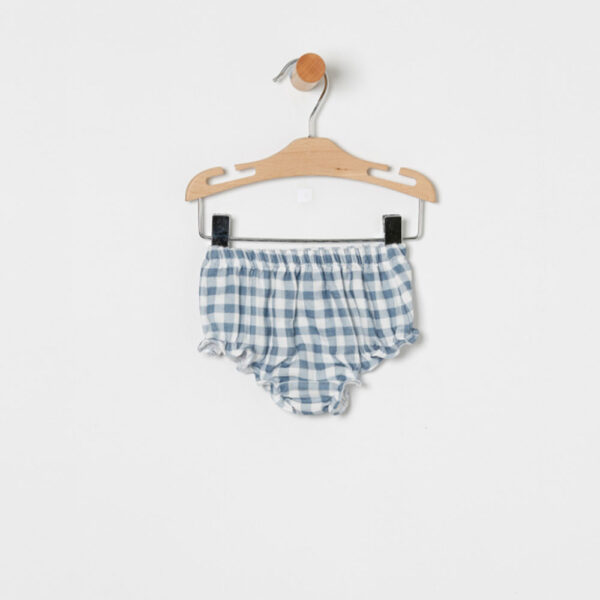 Conjunto Braguita con Vestido a Cuadros Coco Acqua