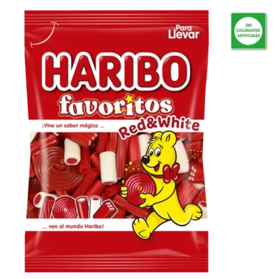4180 Favoritos Red/White 90G Haribo