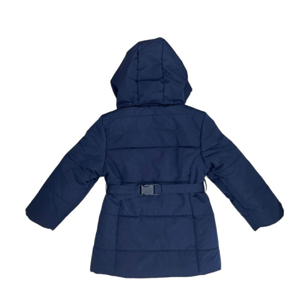 Anorak niña con capucha Azul Meow Baby Birba Trybeyond
