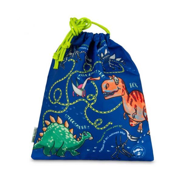Bolsa de almuerzo infantil Dinosaurios Pepita Viajera